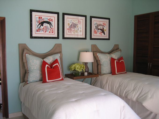 Via HouseofTurquoise.com via La Samanna Villas design by Marc Michaels