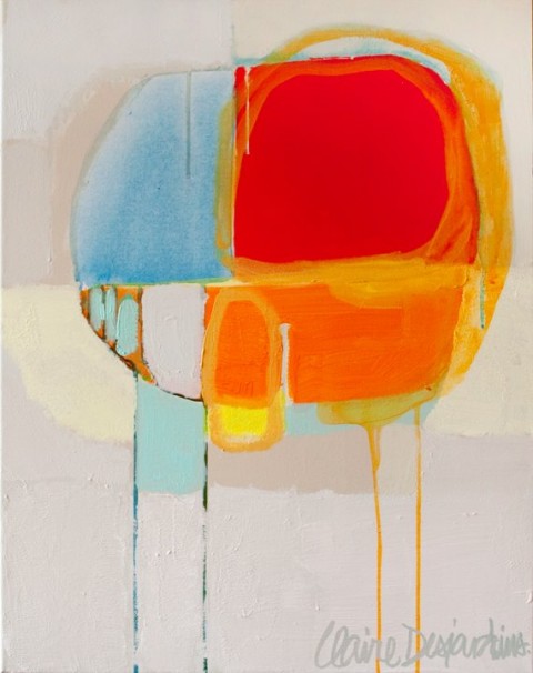 Desjardins_Income Tax_acrylic & latex on canvas_22x28 Income Tax by Claire Desjardins