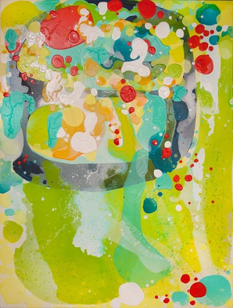Desjardins_Playlist_acrylic on canvas Playlist by Claire Desjardins