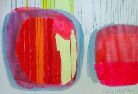 Desjardins_Pomme_acrylic on canvas_60x40 Pomme by Claire Desjardins