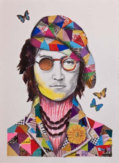 Gale_All My Lovin_mixedmedia on paper_56x76cm All My Lovin by Emma Gale