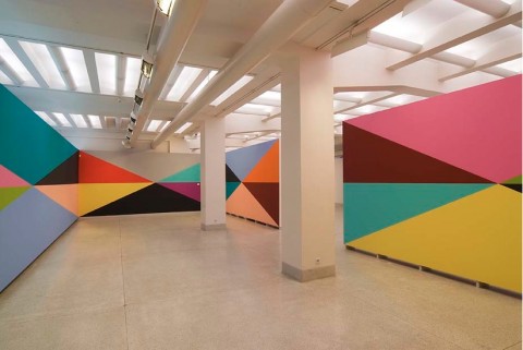 Gotz_Drawing Room 2008_vinyl on wall_National Gallery Prague Drawing Room 2008 by Lothar Gotz