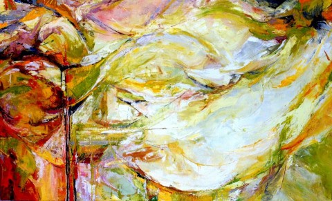 Wrobel_Angels at the Ready_oil on canvas_60x36 Angels at the Ready by Natalia Wrobel