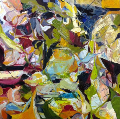 Wrobel_Echo_oil on canvas_42x42 Echo by Natalia Wrobel