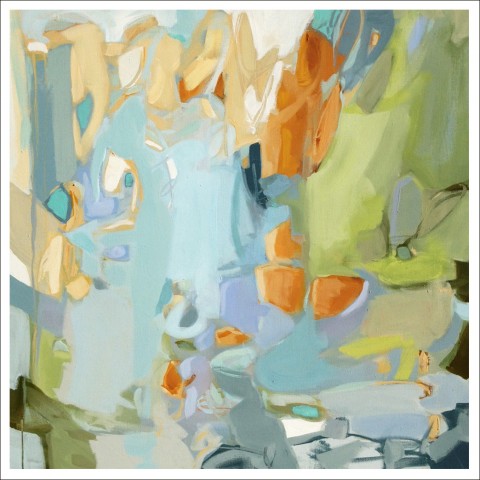 Baker_Cocktail Party_acrylic on canvas_30x30 Cocktail Party by Christina Baker