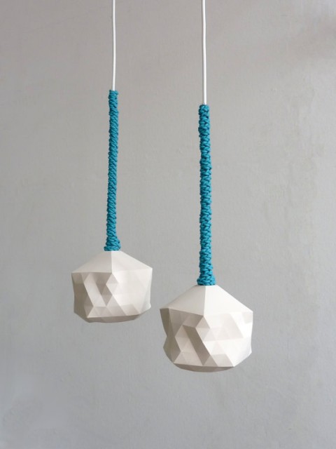 Facet_RawDezign Faceted Globe Pendant Light by Raw Dezign